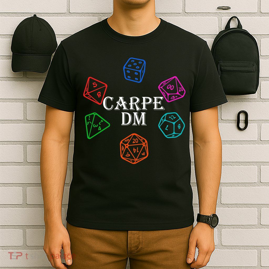Carpe DM Funny Diem Parody Dice  T-Shirt