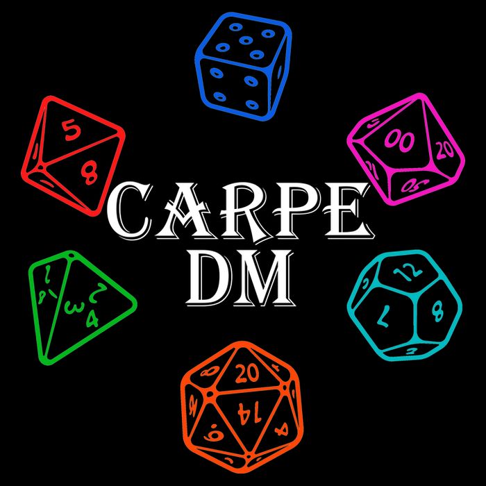 Carpe DM Funny Diem Parody Dice  Impact Tech Backpack