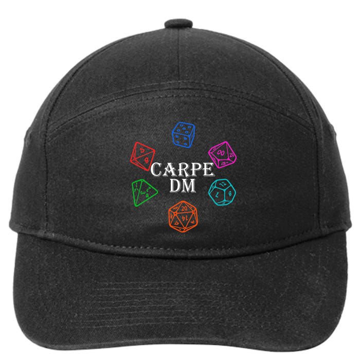 Carpe DM Funny Diem Parody Dice  7-Panel Snapback Hat