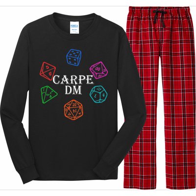 Carpe DM Funny Diem Parody Dice  Long Sleeve Pajama Set