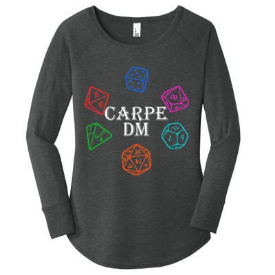 Carpe DM Funny Diem Parody Dice  Women's Perfect Tri Tunic Long Sleeve Shirt