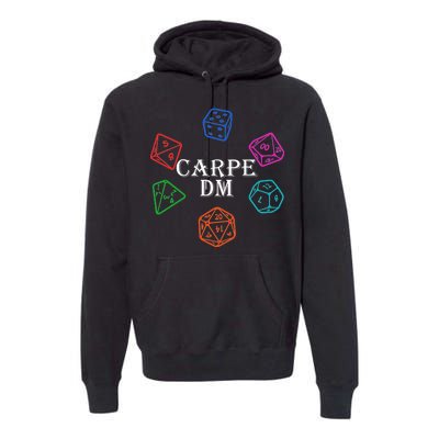 Carpe DM Funny Diem Parody Dice  Premium Hoodie