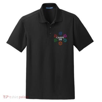 Carpe DM Funny Diem Parody Dice  Dry Zone Grid Polo