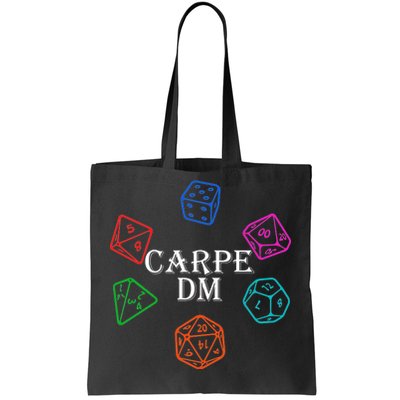 Carpe DM Funny Diem Parody Dice  Tote Bag