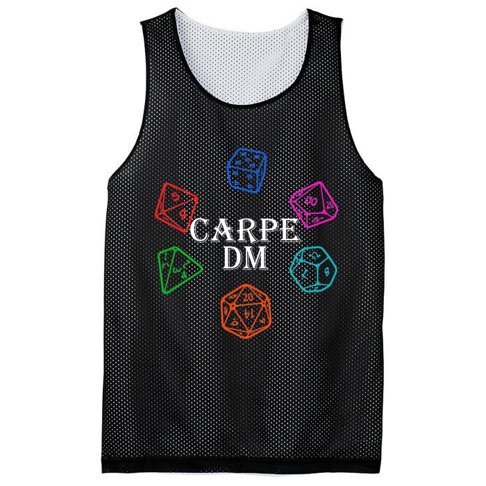 Carpe DM Funny Diem Parody Dice  Mesh Reversible Basketball Jersey Tank