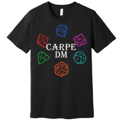 Carpe DM Funny Diem Parody Dice  Premium T-Shirt