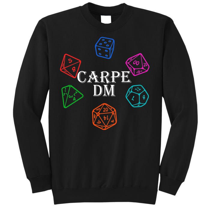 Carpe DM Funny Diem Parody Dice  Tall Sweatshirt