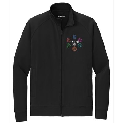 Carpe DM Funny Diem Parody Dice  Stretch Full-Zip Cadet Jacket