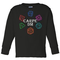 Carpe DM Funny Diem Parody Dice  Toddler Long Sleeve Shirt