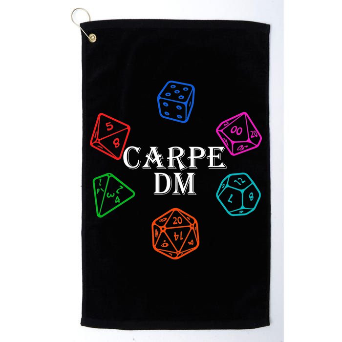 Carpe DM Funny Diem Parody Dice  Golf Towel