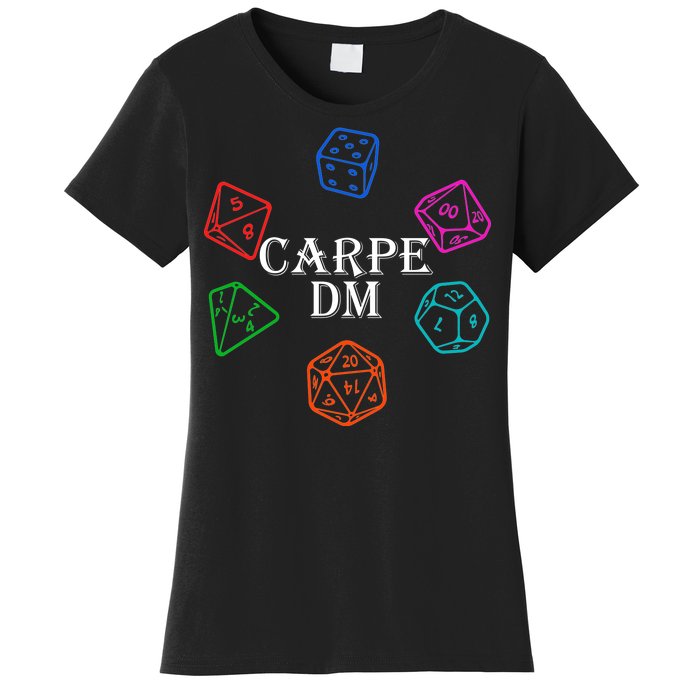 Carpe DM Funny Diem Parody Dice  Women's T-Shirt