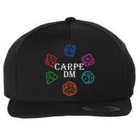 Carpe DM Funny Diem Parody Dice  Wool Snapback Cap