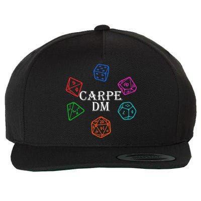 Carpe DM Funny Diem Parody Dice  Wool Snapback Cap