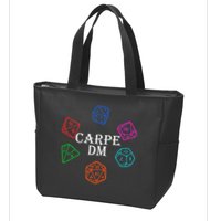 Carpe DM Funny Diem Parody Dice  Zip Tote Bag
