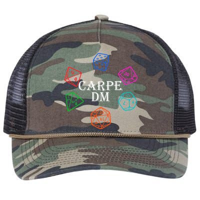 Carpe DM Funny Diem Parody Dice  Retro Rope Trucker Hat Cap