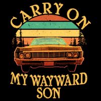 Carry On My Wayward Son Sustainable Bucket Hat