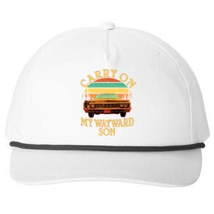 Carry On My Wayward Son Snapback Five-Panel Rope Hat