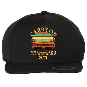 Carry On My Wayward Son Wool Snapback Cap