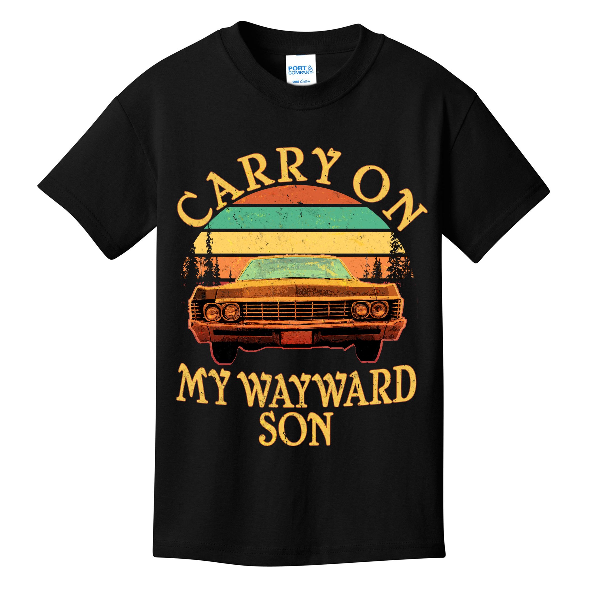 Carry On My Wayward Son Kids T-Shirt