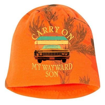 Carry On My Wayward Son Kati - Camo Knit Beanie