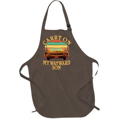 Carry On My Wayward Son Full-Length Apron With Pockets