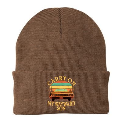 Carry On My Wayward Son Knit Cap Winter Beanie