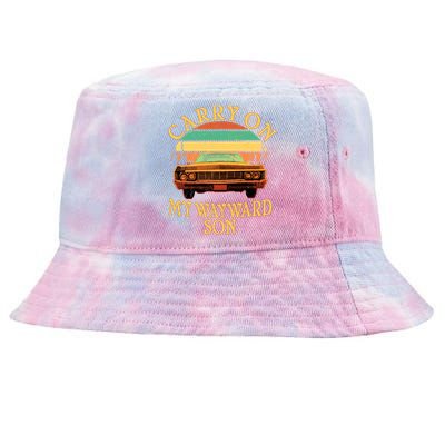 Carry On My Wayward Son Tie-Dyed Bucket Hat