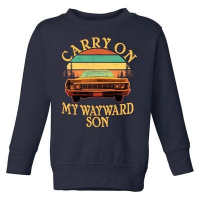 Carry On My Wayward Son Toddler Sweatshirt