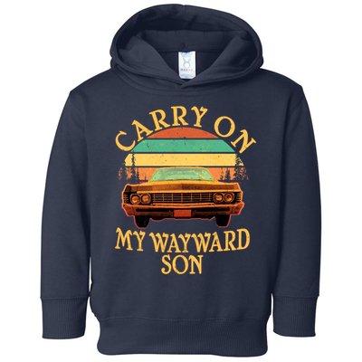 Carry On My Wayward Son Toddler Hoodie