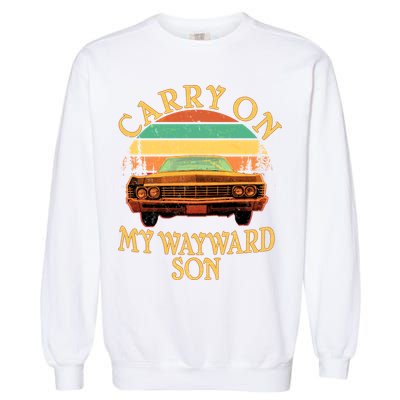 Carry On My Wayward Son Garment-Dyed Sweatshirt