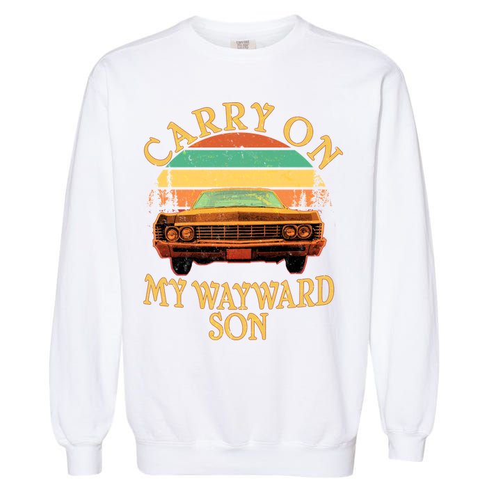 Carry On My Wayward Son Garment-Dyed Sweatshirt