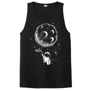 Cartoon Astronaut Moon Swing PosiCharge Competitor Tank