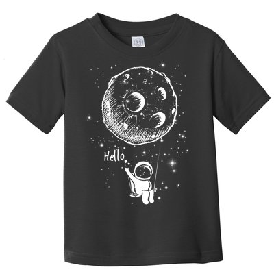 Cartoon Astronaut Moon Swing Toddler T-Shirt