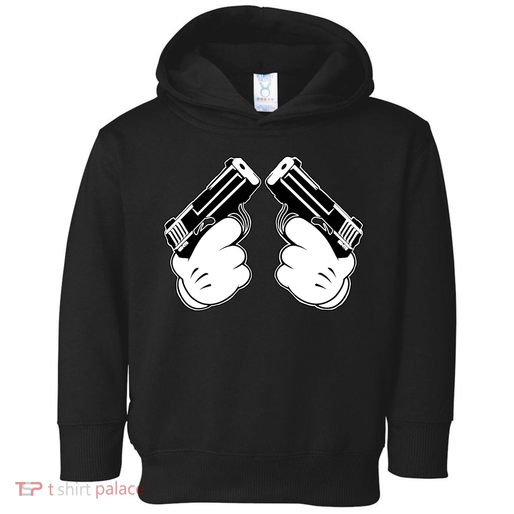 Cartoon Guns Hands Pistol Toddler Hoodie