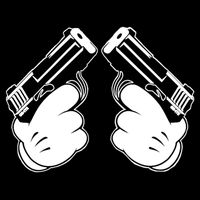 Cartoon Guns Hands Pistol Wool Snapback Cap