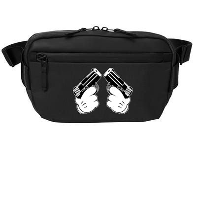 Cartoon Guns Hands Pistol Crossbody Pack