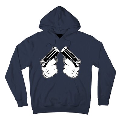 Cartoon Guns Hands Pistol Hoodie