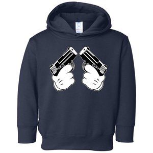 Cartoon Guns Hands Pistol Toddler Hoodie