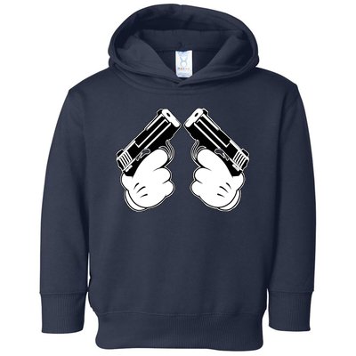 Cartoon Guns Hands Pistol Toddler Hoodie