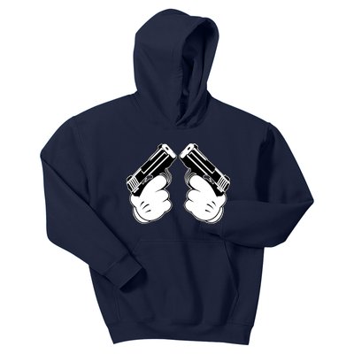 Cartoon Guns Hands Pistol Kids Hoodie