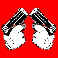 Cartoon Guns Hands Pistol Mug