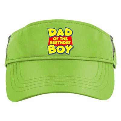 Cartoony Dad of the Birthday Boy Adult Drive Performance Visor