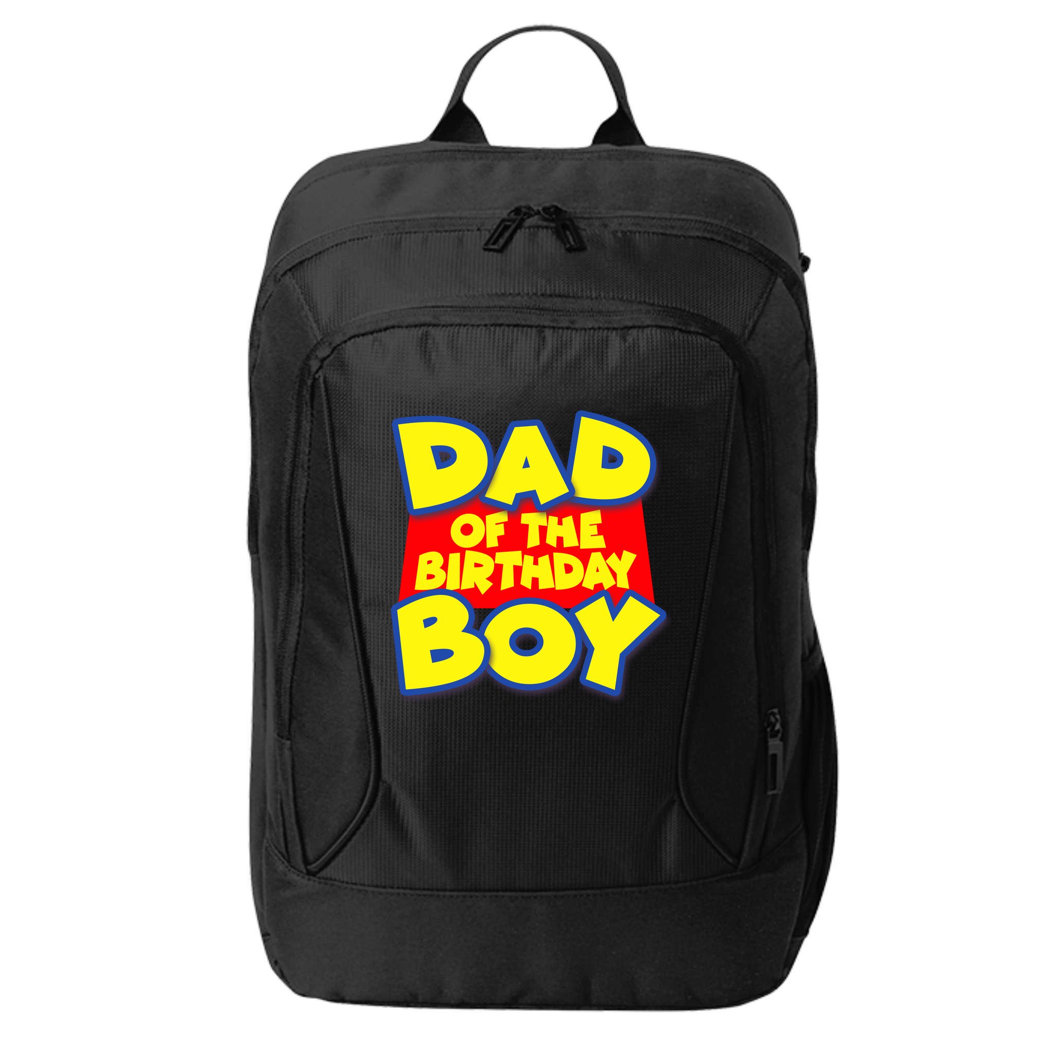 Cartoony Dad of the Birthday Boy City Backpack