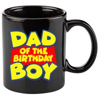 Cartoony Dad of the Birthday Boy 11oz C Handle Ceramic Mug