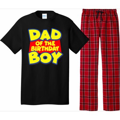 Cartoony Dad of the Birthday Boy Pajama Set