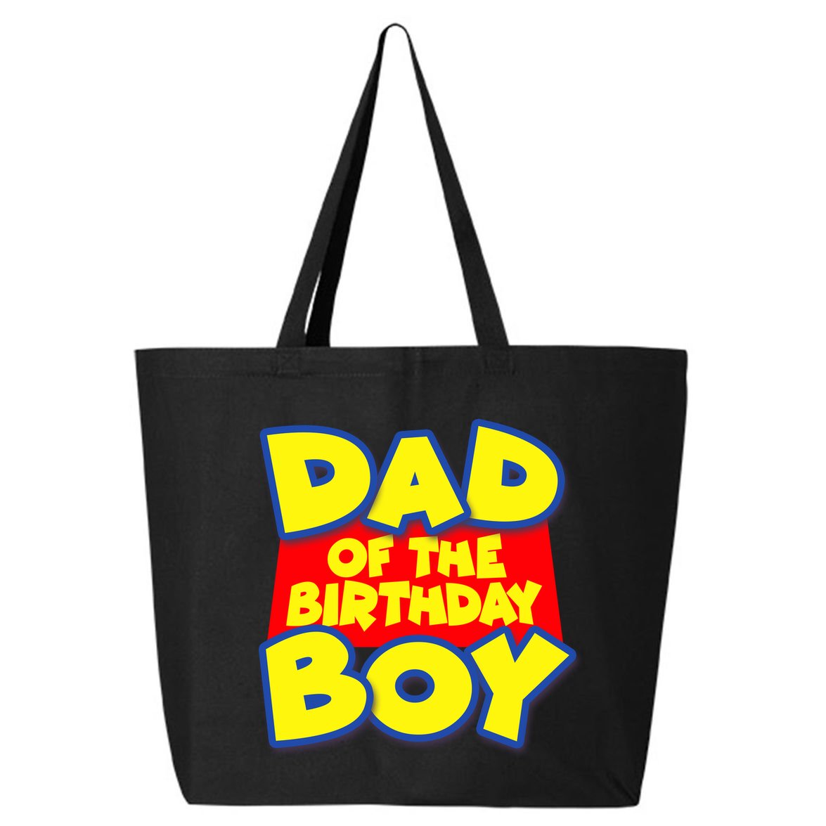 Cartoony Dad of the Birthday Boy 25L Jumbo Tote