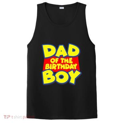 Cartoony Dad of the Birthday Boy PosiCharge Competitor Tank