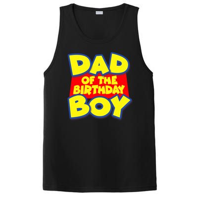 Cartoony Dad of the Birthday Boy PosiCharge Competitor Tank