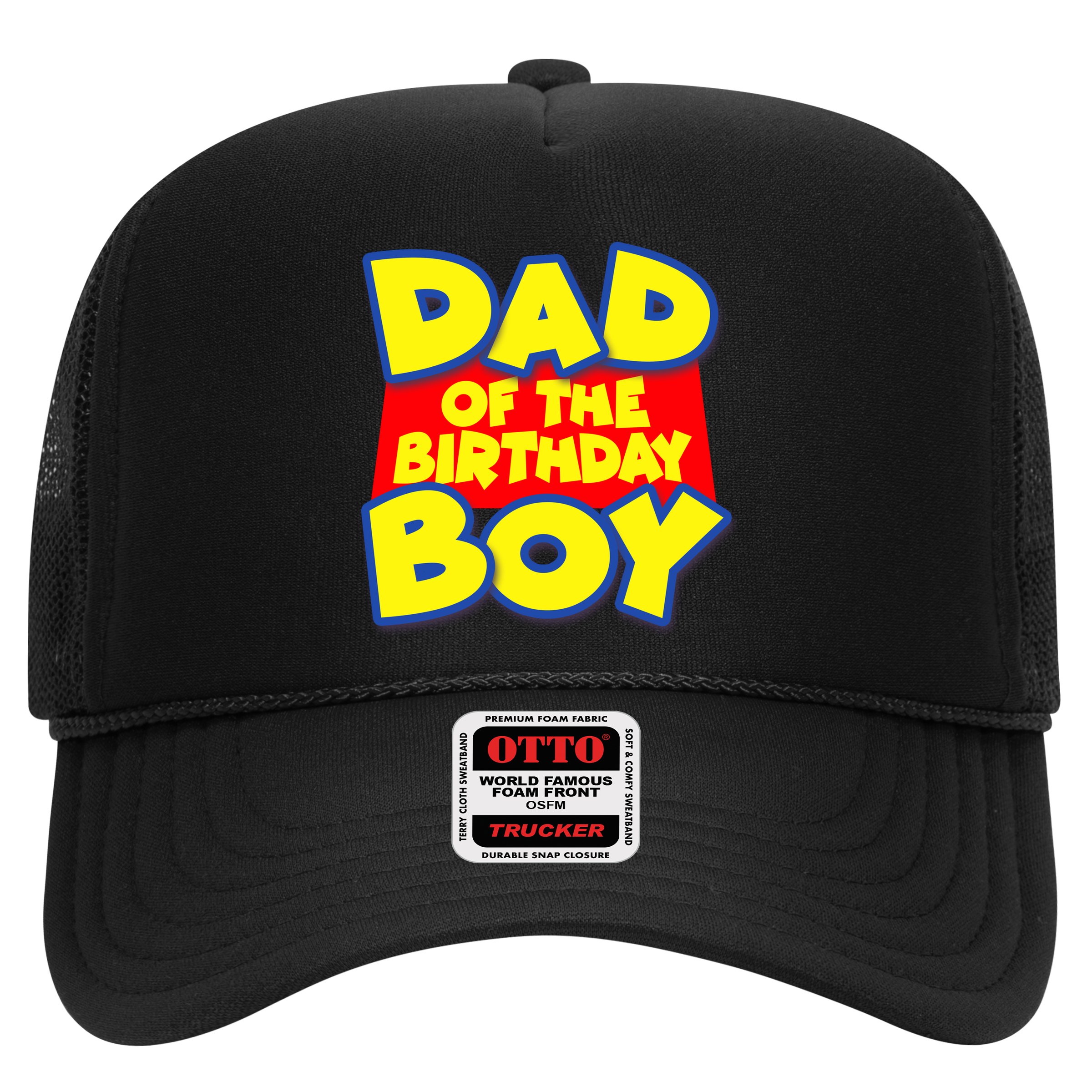 Cartoony Dad of the Birthday Boy Hat