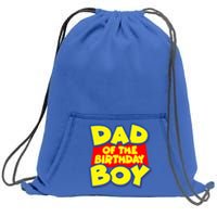 Cartoony Dad of the Birthday Boy Sweatshirt Cinch Pack Bag